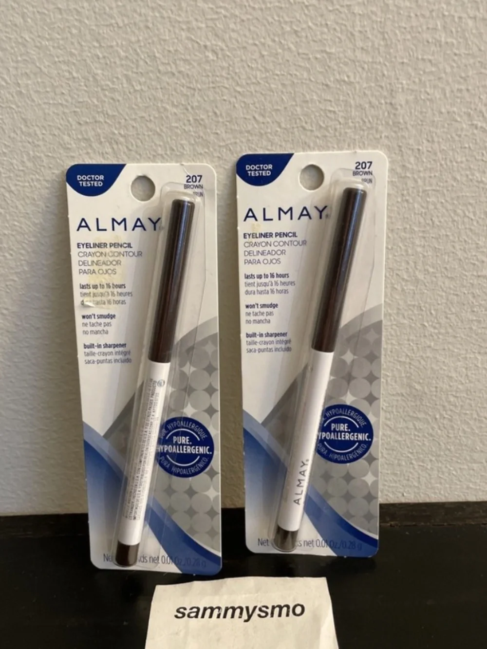 Almay Eyeliner Pencil # 207 Brown, x2 Discontinued See Description
